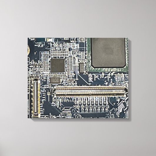 Circuitbordkunst Canvas Afdruk (Voorkant)