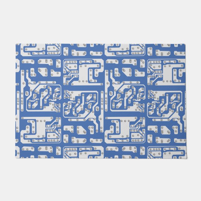 Circuitbordpatroon Deurmat (Voorkant)