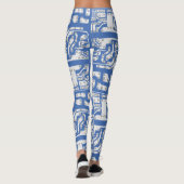 Circuitbordpatroon Leggings (Achterkant)