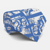 Circuitbordpatroon Stropdas (Opgerold)