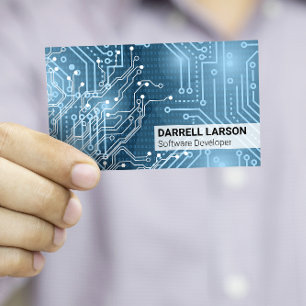 Circuitkaart   Code blauwe lampjes Visitekaartje