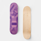 Circuitkaart Roze Skateboard (Voorkant)