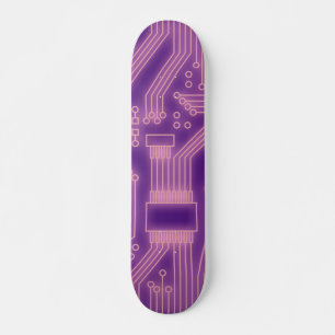 Circuitkaart Roze Skateboard