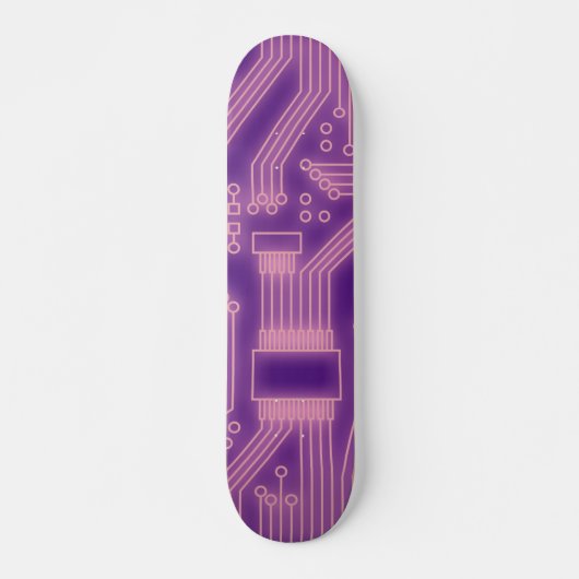 Circuitkaart Roze Skateboard (Voorkant)