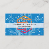 Circuitkaart | Technische Logo Visitekaartje (Voorkant)