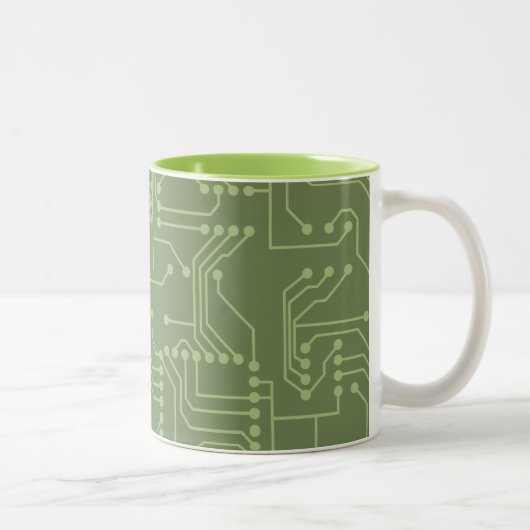 Circuitkaart Tweekleurige Koffiemok (Rechts)
