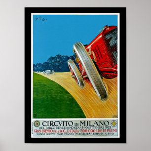 Circuito Di Milano Poster