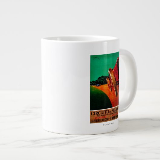 Circuito Di Milano PosterEurope Jumbo Mok (Voorkant rechts)