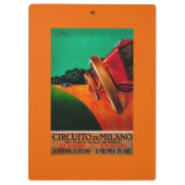 Circuito Di Milano PosterEurope Klembord (Achterkant)