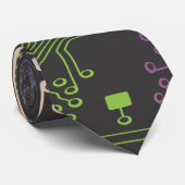 Circuitry Stropdas (Opgerold)