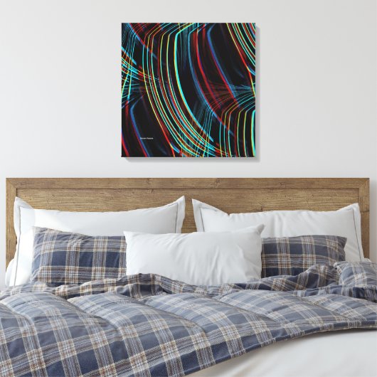 circuits canvas afdruk (Insitu (Slaapkamer))
