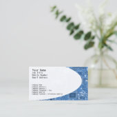 Circuits électroniques Carte de visite bleu (Debout devant)
