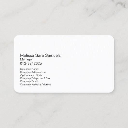 Circuits électroniques Carte de visite informatiqu (Dos)