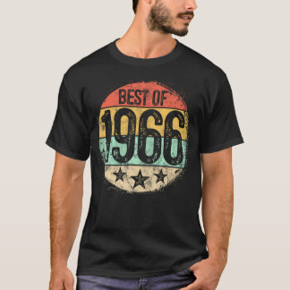 Circulair Beste van 1966 58 jaar oud 58e verjaarda T-shirt