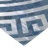 Circulair Grieks Meander Patroon - Grieks Sleutels Tafelkleed (Gekanteld)