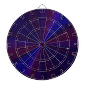 Circulair verlooppatroon blauw naar Paars Dartbord (Voorkant)