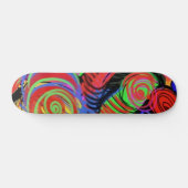 Circulaire Abstract Patroonskateboard Skateboard (Horizontaal)