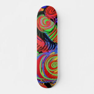 Circulaire Abstract Patroonskateboard Skateboard