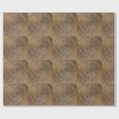 Circulaire balen van hooi cadeaupapier (Vlak)