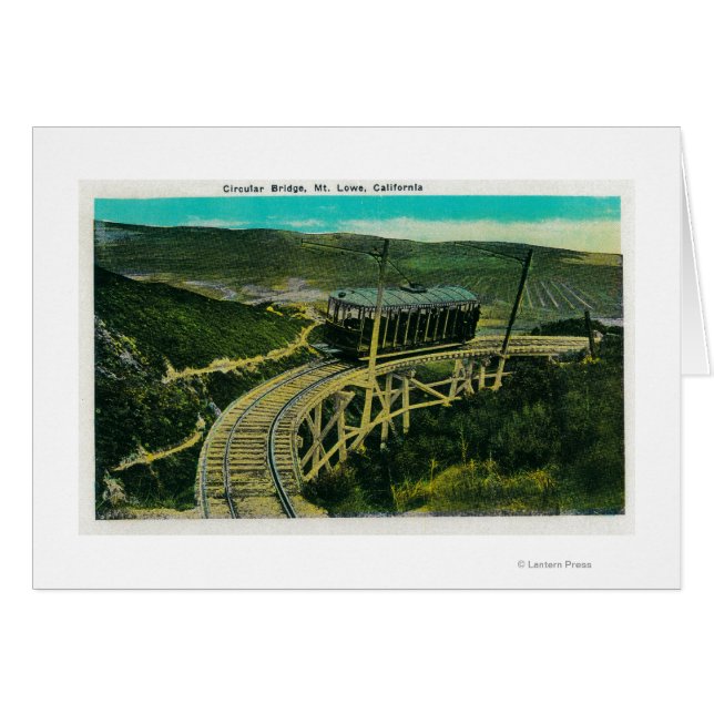 Circulaire brug, Mt. LoweMt. Lowe, CA (Voorkant Horizontaal)