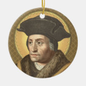 Circulaire dubbelAfbeelding St. Thomas More (SAU 0 Keramisch Ornament (Voorkant)
