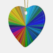 Circulaire gradiënt Regelboog Keramisch Ornament (Links)