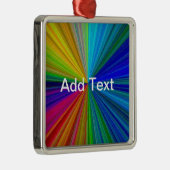 Circulaire gradiënt Regelboog Metalen Ornament (Rechts)