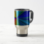 Circulaire gradiënt Regelboog Reisbeker (Voorkant rechts)