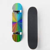 Circulaire gradiënt Regelboog Skateboard (Voorkant)