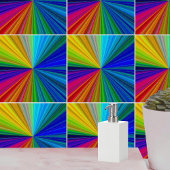 Circulaire gradiënt Regelboog Tegeltje