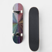 Circulaire gradiënt, regenboog skateboard (Voorkant)