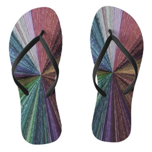 Circulaire gradiënt, regenboog teenslippers