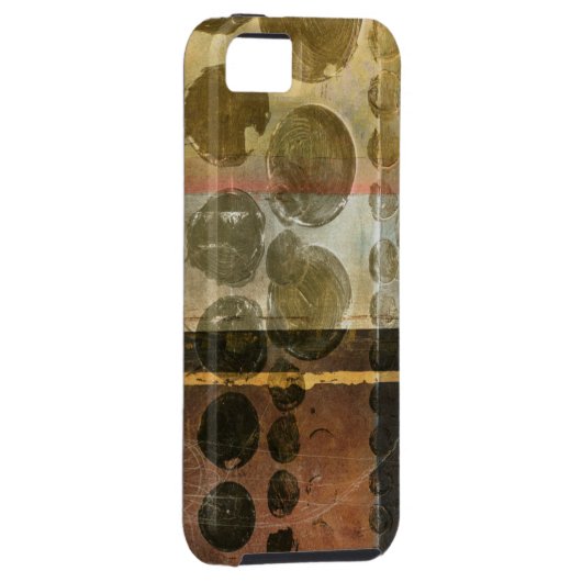 Circulaire groene druppeltjes Case-Mate iPhone case (Back/Rechts)