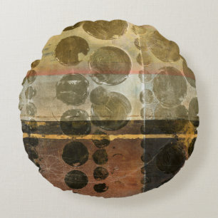 Circulaire groene druppeltjes rond kussen