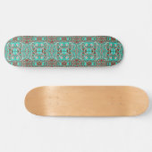 Circulaire hematocrietcirkels gepattereerd skateboard (Horizontaal)