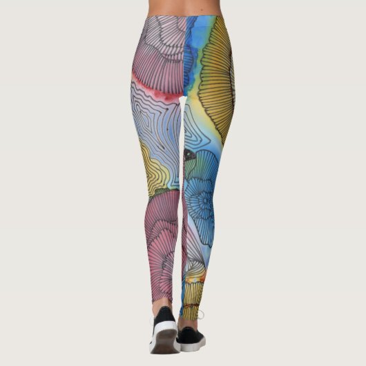 Circulaire Leggings (Achterkant)