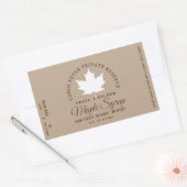 Circulaire Logo op etiket etiket aple stroop (Part (Envelop)