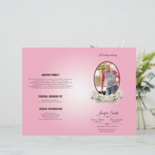 Circulaire Modèle funéraire (Debout devant)