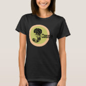 Circulaire Nom et âge 3e anniversaire Tshirt (Devant)