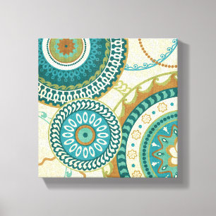 Circulaire patronen canvas afdruk