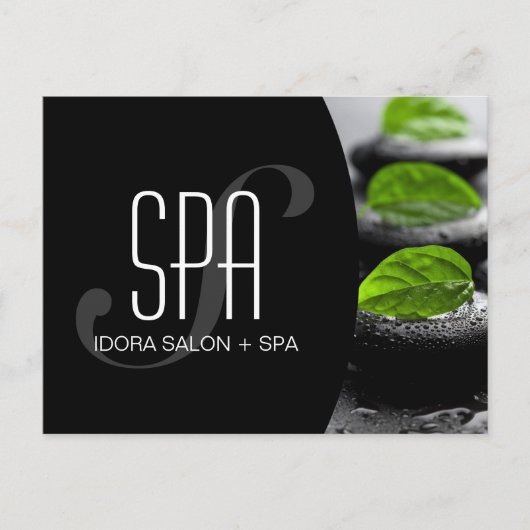 Circulaire personnalisable de salon et de carte po (Devant)