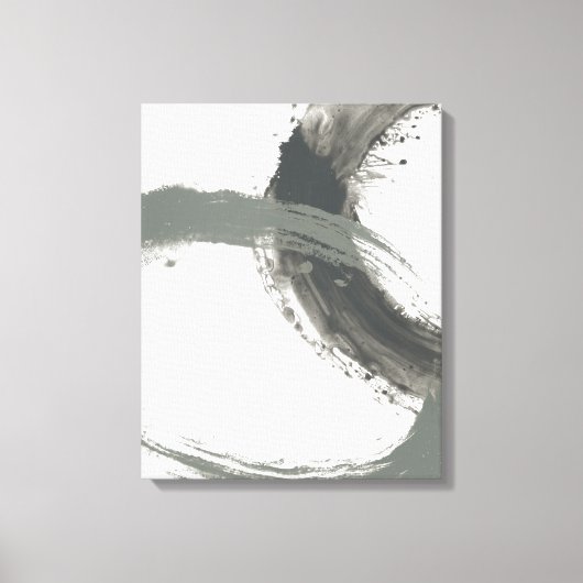 Circulaire reactie canvas afdruk (Voorkant)