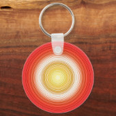 Circulaire - rode oranje sleutelhanger (Voorkant)