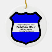 Circulaire van Sint Michael's Shield (stijl 2) Keramisch Ornament (Voorkant)