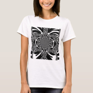 Circulaire Zebra Kaleidoscoop Art Print T-shirt