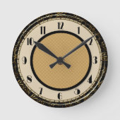 Circular Art Deco Style Smart Ronde Klok (Voorkant)