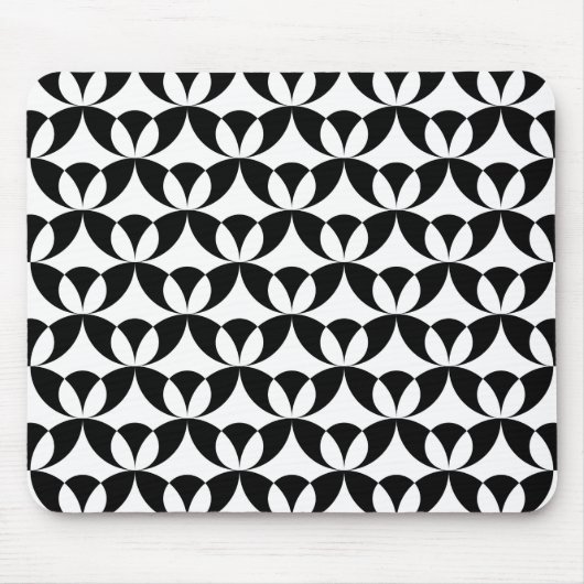 Circular Mod Pattern Mousepad Muismat (Voorkant)
