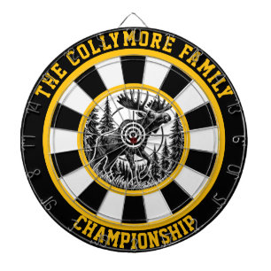 Circular Moose Bullseye Design Dartbord