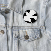 Circular Peace Dove Ronde Button 5,7 Cm (In situ)