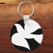 Circular Peace Dove Sleutelhanger (Voorkant)